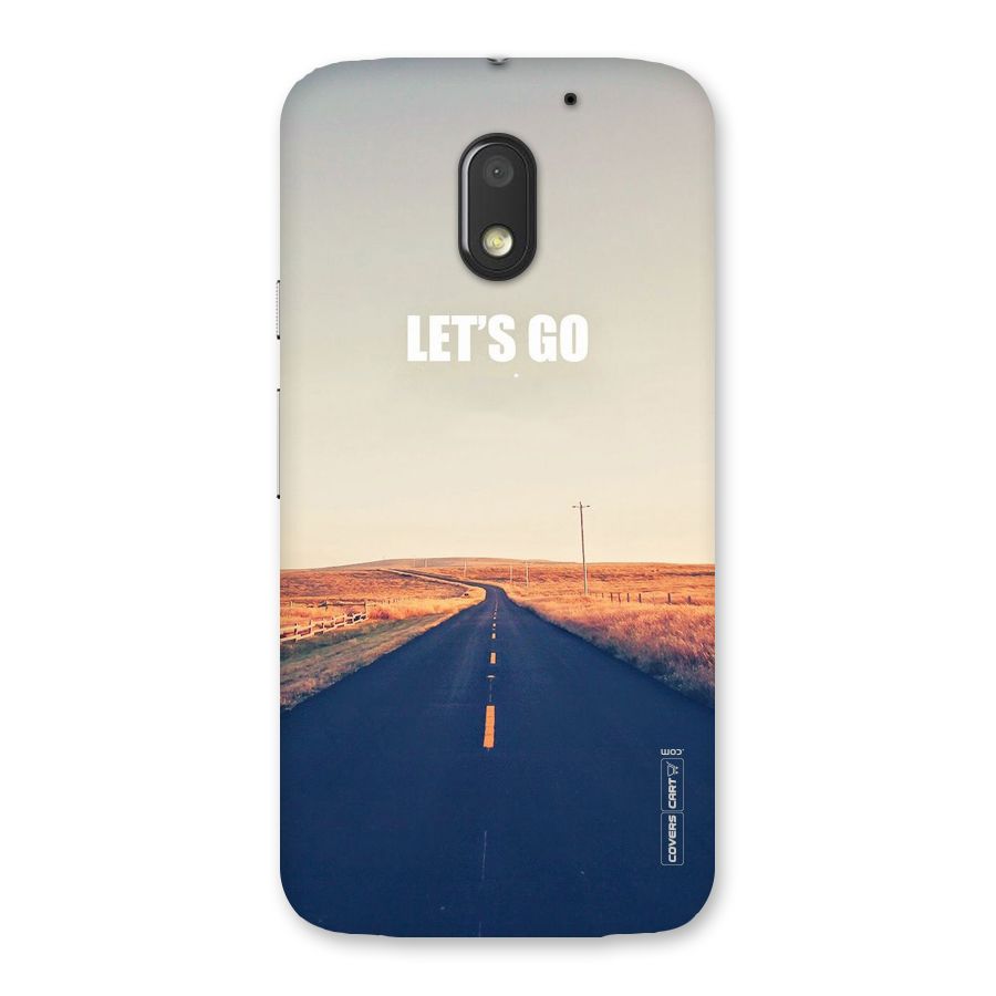 Lets Wander Back Case for Moto E3 Power
