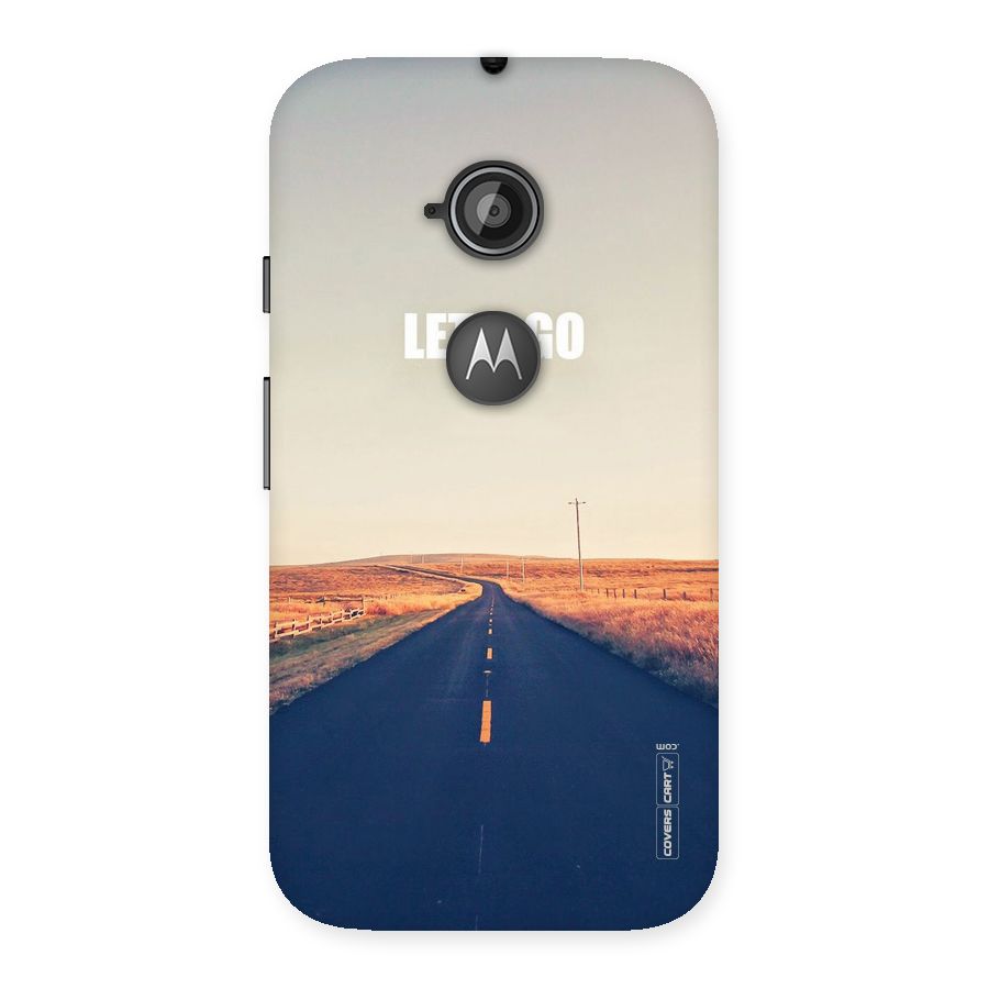 Lets Wander Back Case for Moto E 2nd Gen