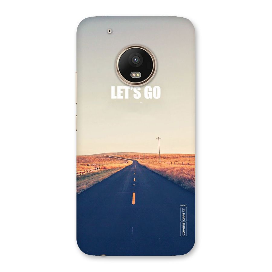 Lets Wander Back Case for Moto G5 Plus
