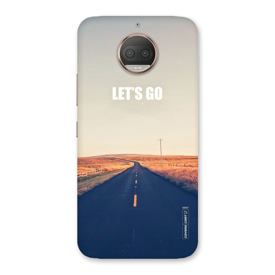 Lets Wander Back Case for Moto G5s Plus