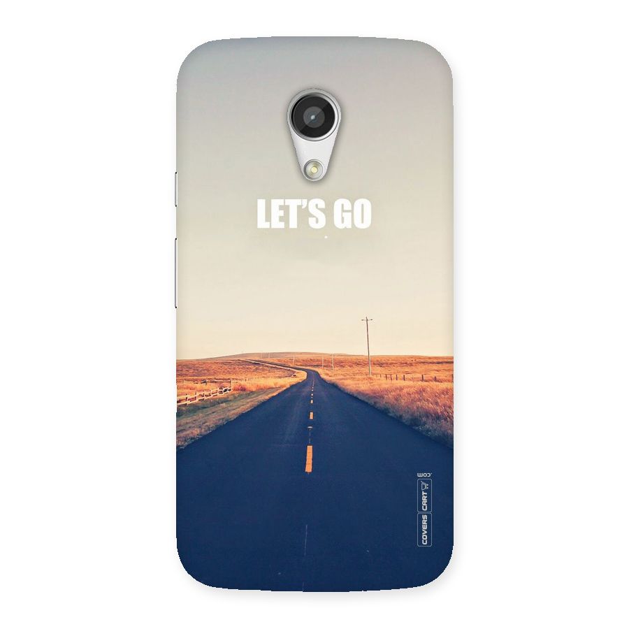 Lets Wander Back Case for Moto G 2nd Gen