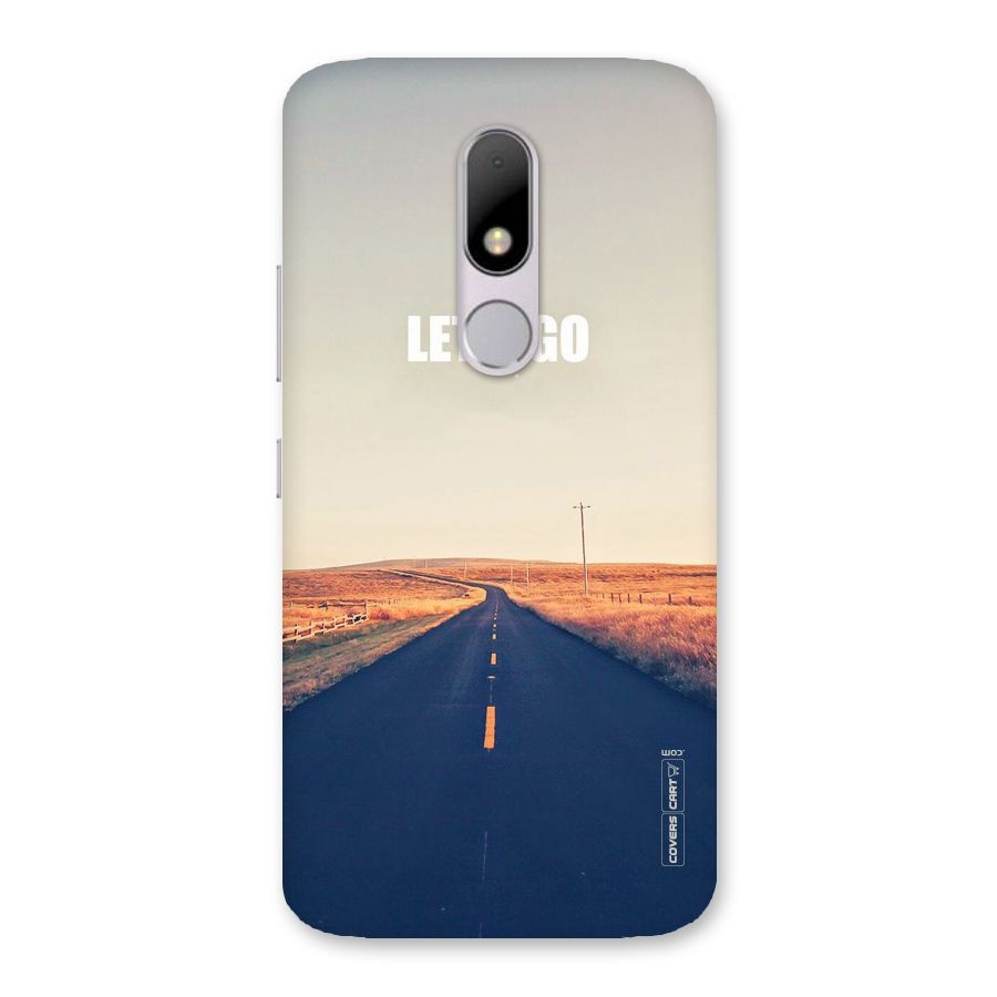 Lets Wander Back Case for Moto M