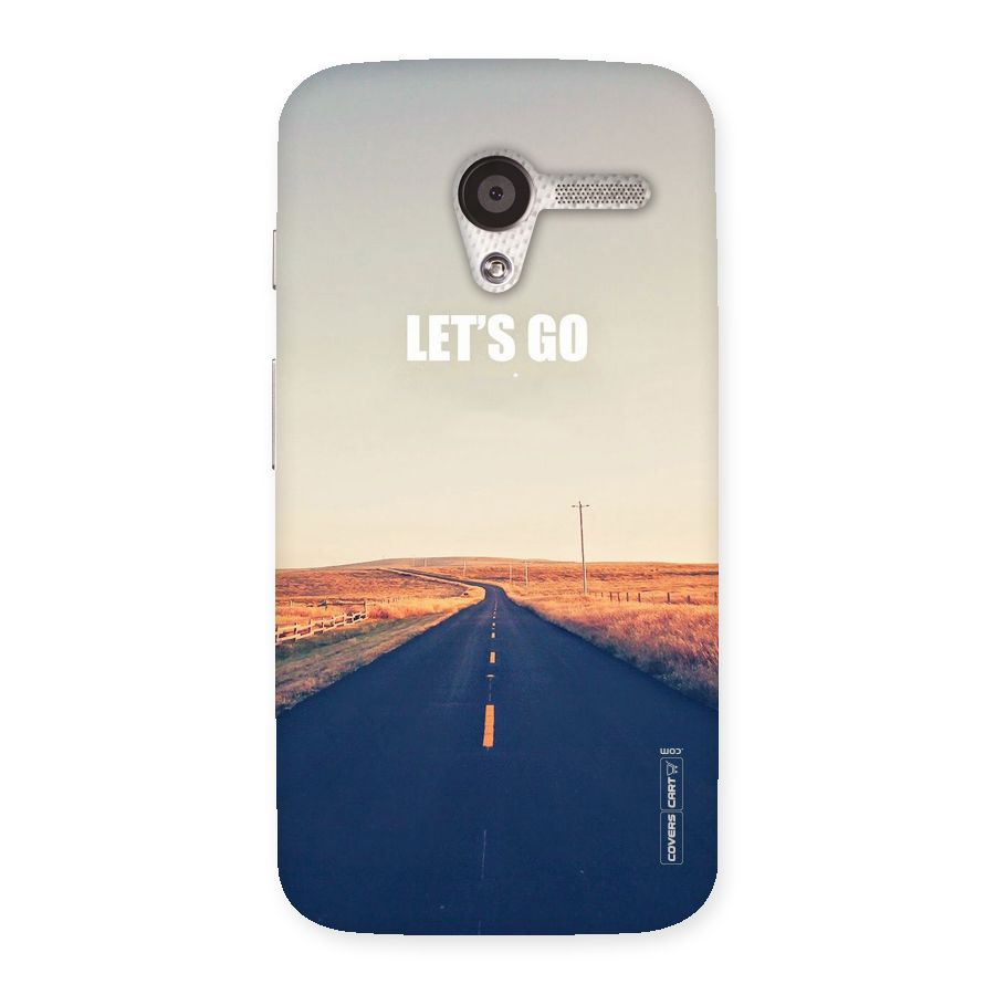 Lets Wander Back Case for Moto X