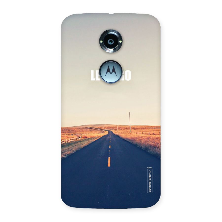 Lets Wander Back Case for Moto X 2nd Gen