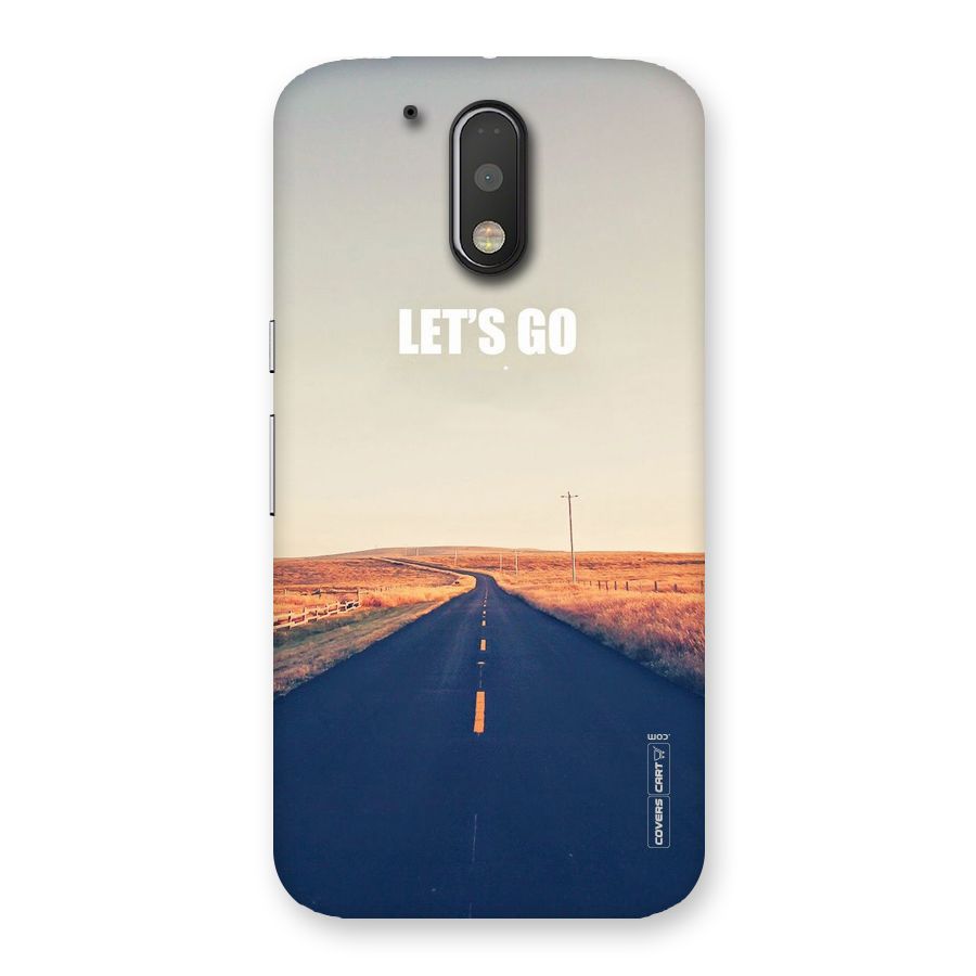 Lets Wander Back Case for Motorola Moto G4
