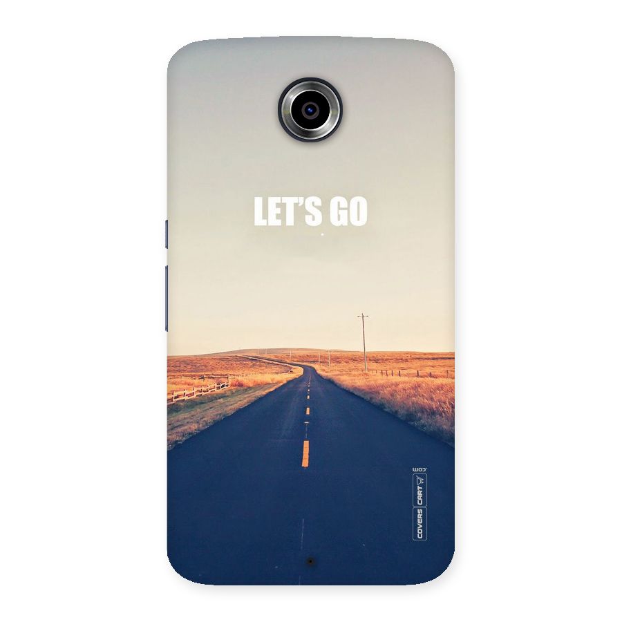 Lets Wander Back Case for Nexsus 6