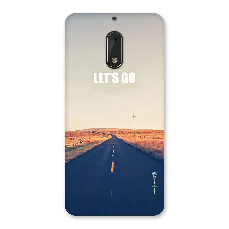 Lets Wander Back Case for Nokia 6