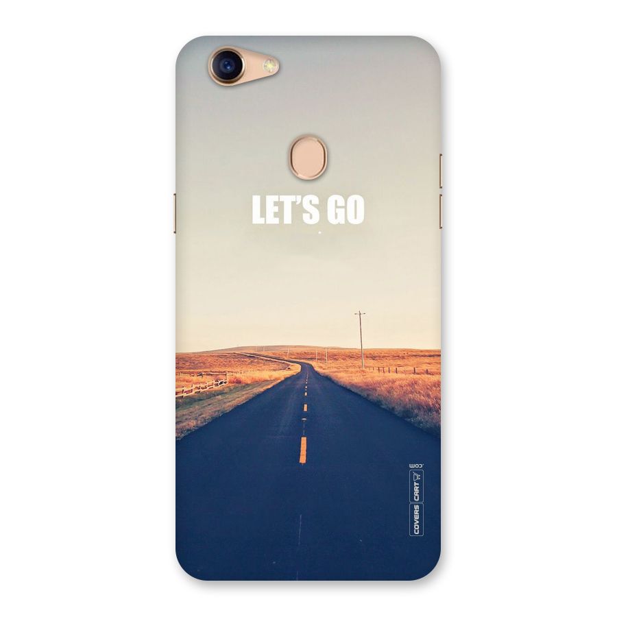 Lets Wander Back Case for Oppo F5