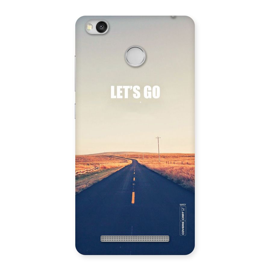 Lets Wander Back Case for Redmi 3S Prime