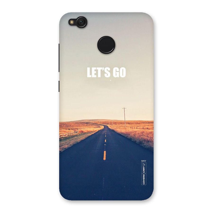 Lets Wander Back Case for Redmi 4