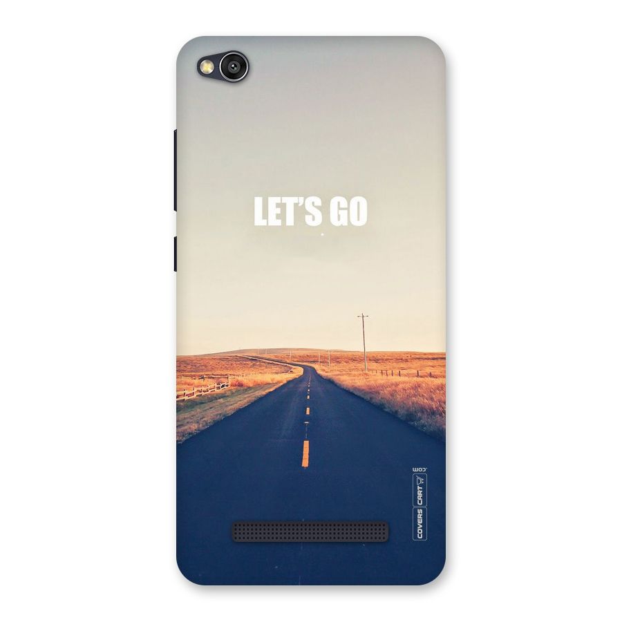 Lets Wander Back Case for Redmi 4A