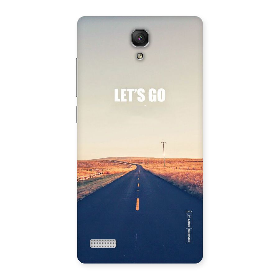 Lets Wander Back Case for Redmi Note