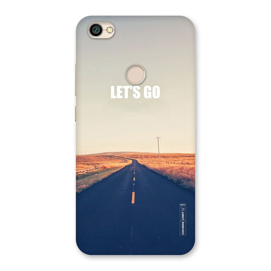 Lets Wander Back Case for Redmi Y1 2017