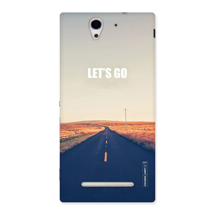 Lets Wander Back Case for Sony Xperia C3