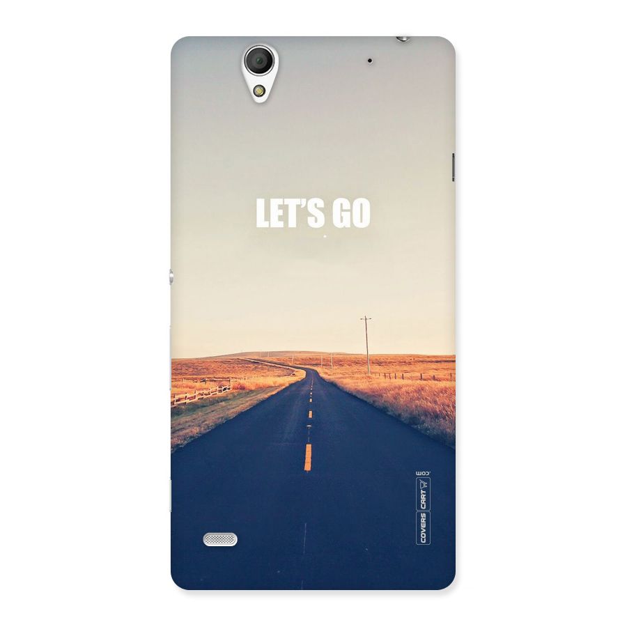 Lets Wander Back Case for Sony Xperia C4