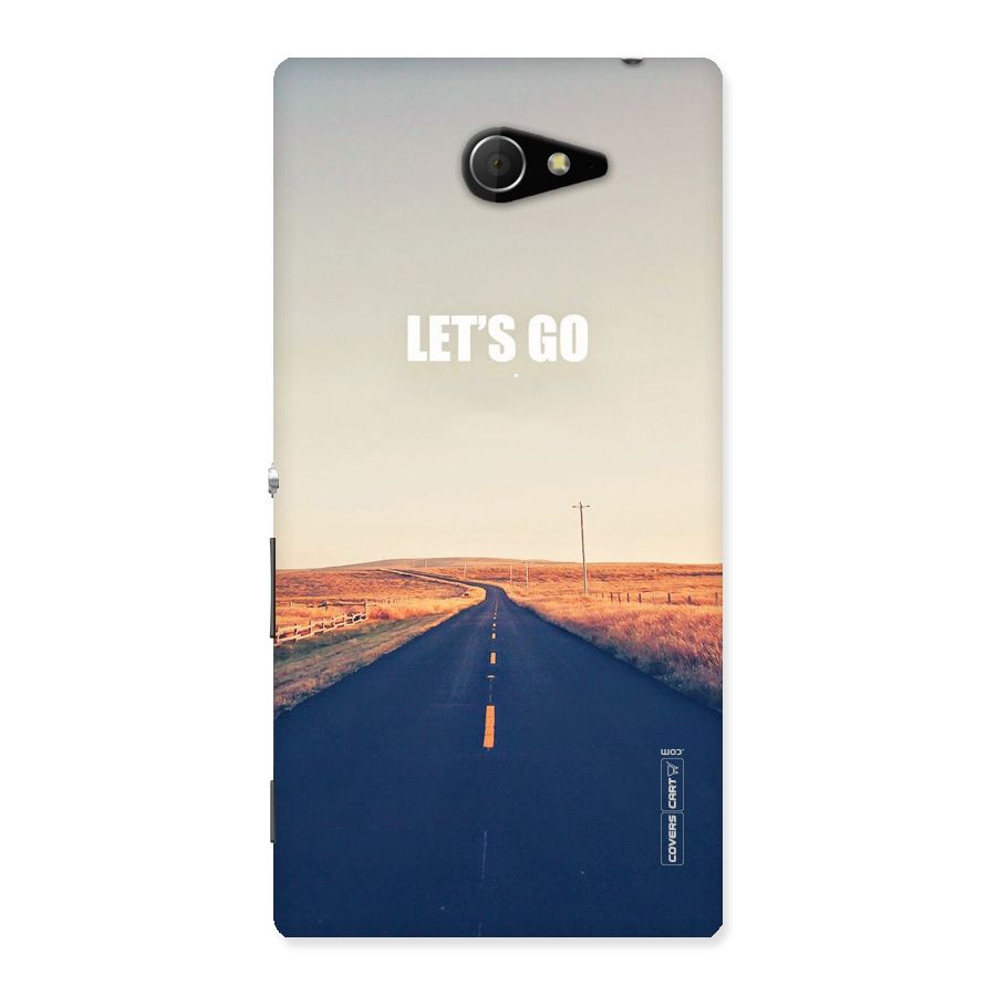 Lets Wander Back Case for Sony Xperia M2