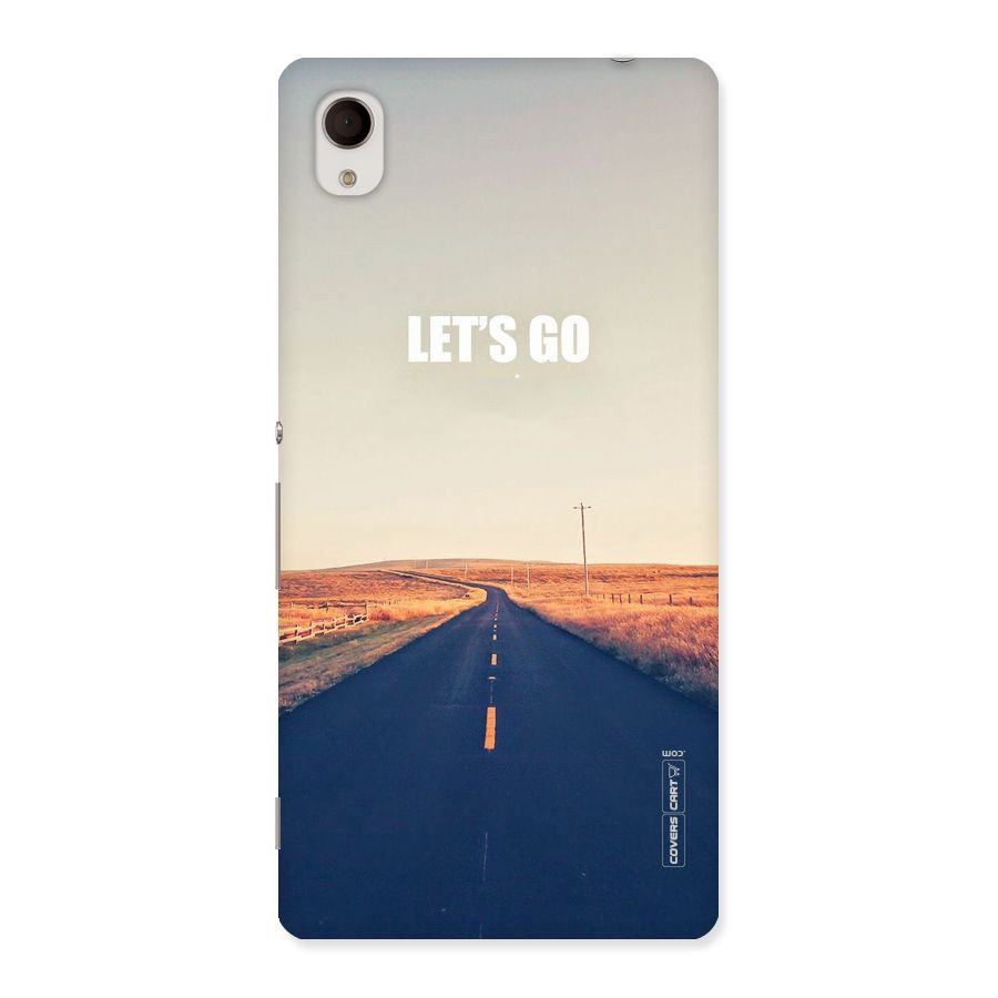 Lets Wander Back Case for Sony Xperia M4