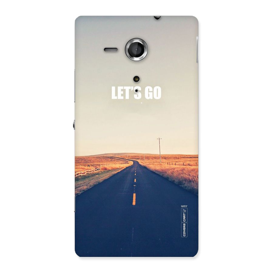 Lets Wander Back Case for Sony Xperia SP