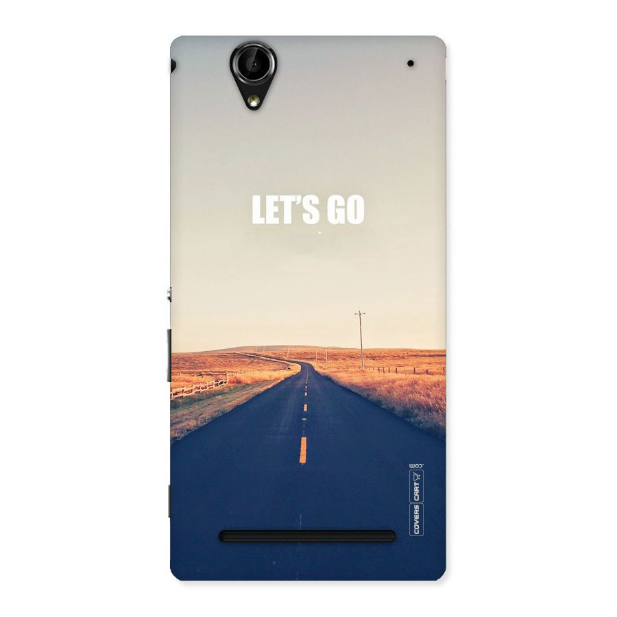 Lets Wander Back Case for Sony Xperia T2