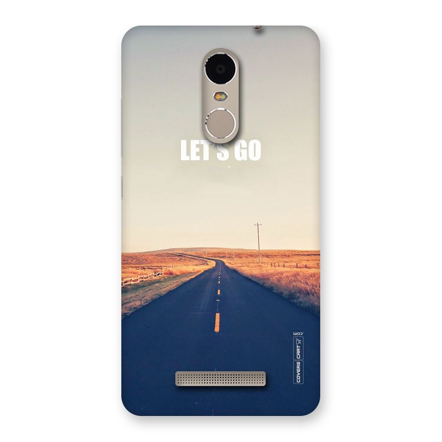 Lets Wander Back Case for Xiaomi Redmi Note 3