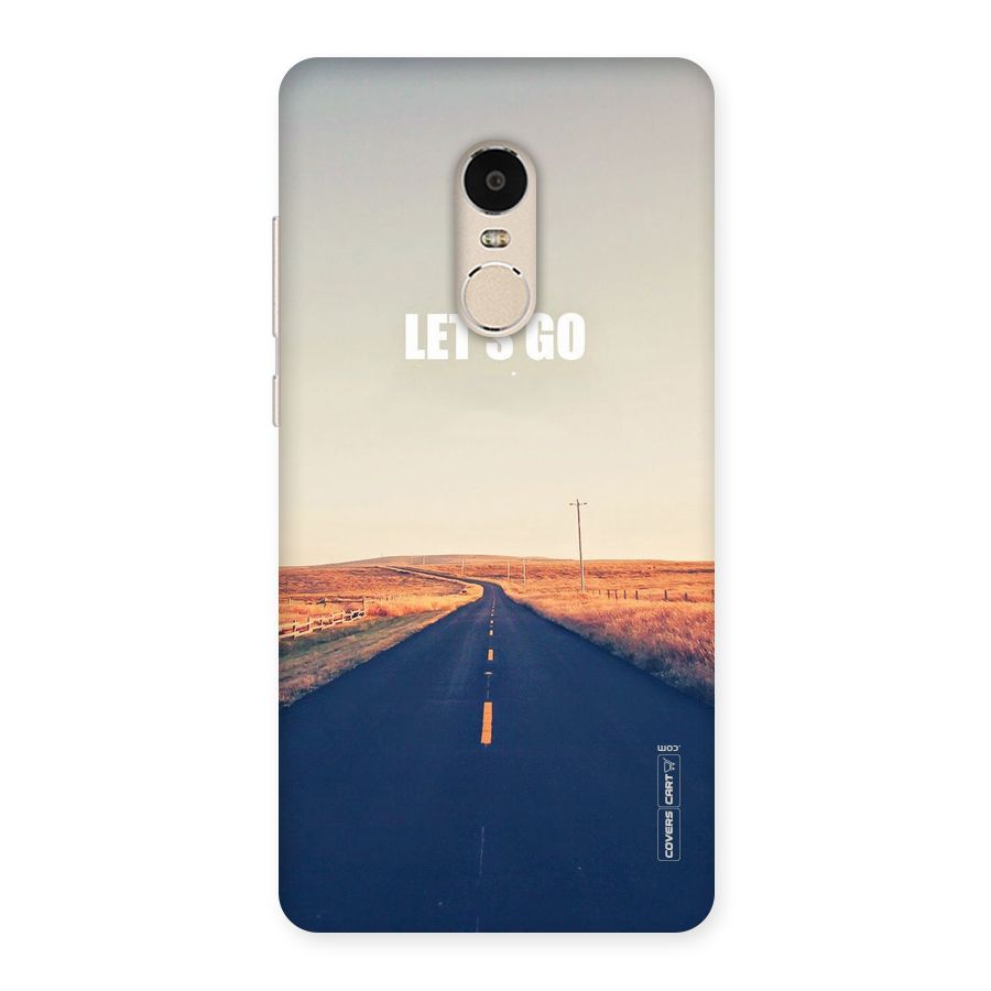 Lets Wander Back Case for Xiaomi Redmi Note 4