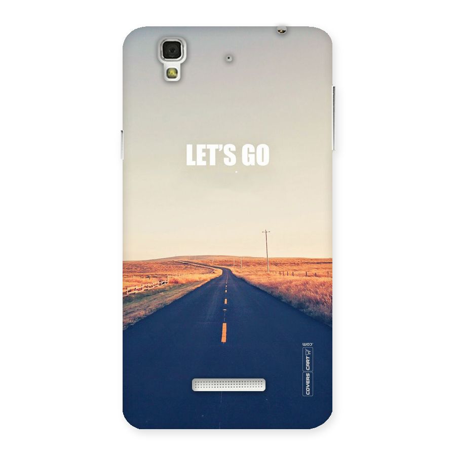 Lets Wander Back Case for Yu Yureka