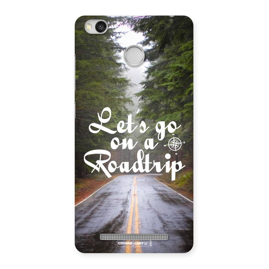 Lets go on a Roadtrip Back Case for Redmi 3S Prime