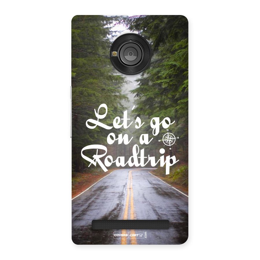 Lets go on a Roadtrip Back Case for YU Yunique