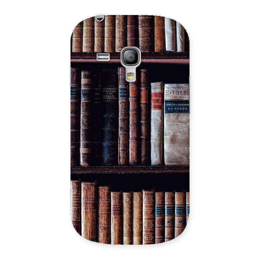 Library Love Back Case for Galaxy S3 Mini