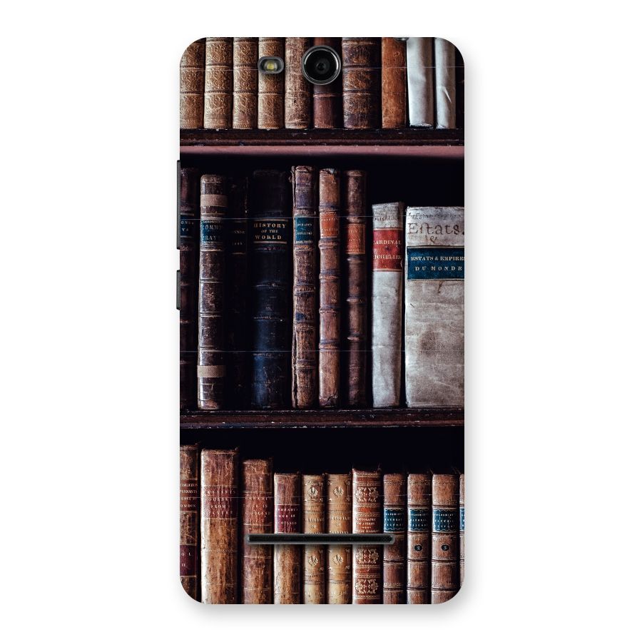 Library Love Back Case for Micromax Canvas Juice 3 Q392