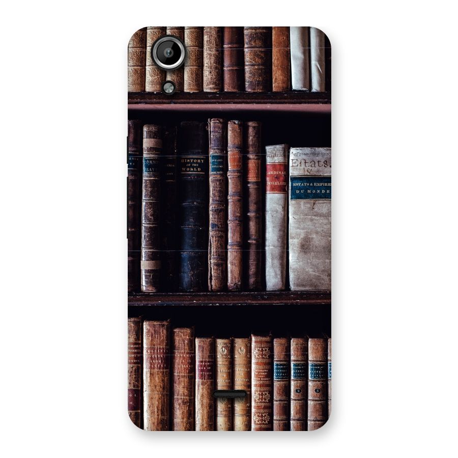 Library Love Back Case for Micromax Canvas Selfie Lens Q345