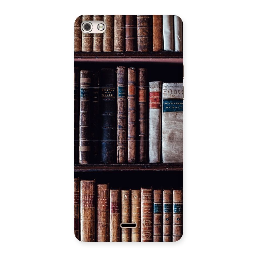 Library Love Back Case for Micromax Canvas Silver 5