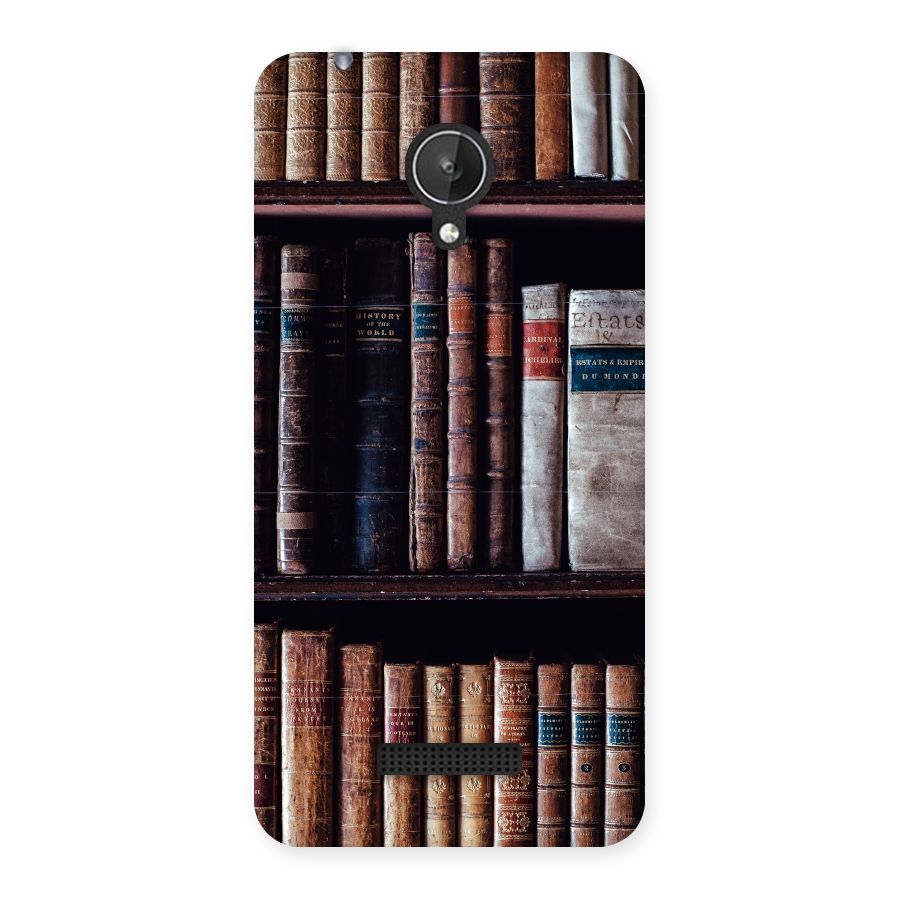 Library Love Back Case for Micromax Canvas Spark Q380
