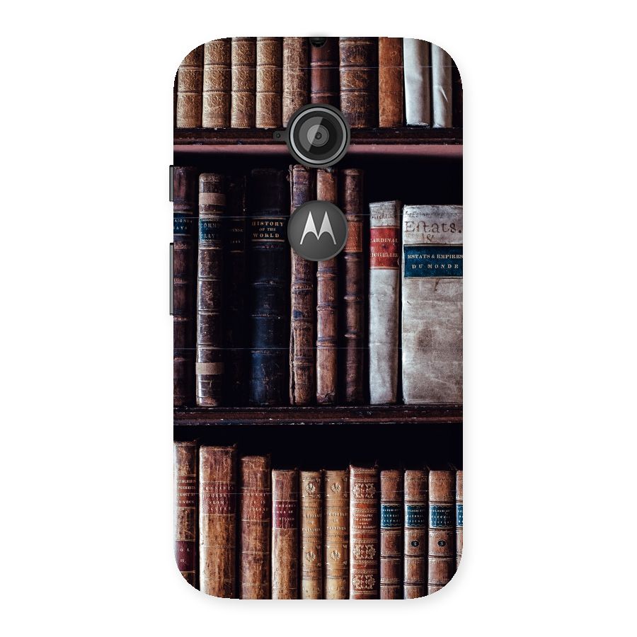Library Love Back Case for Moto E 2nd Gen