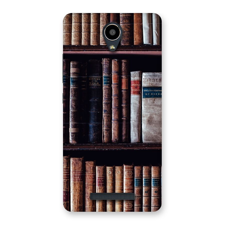 Library Love Back Case for Redmi Note 2
