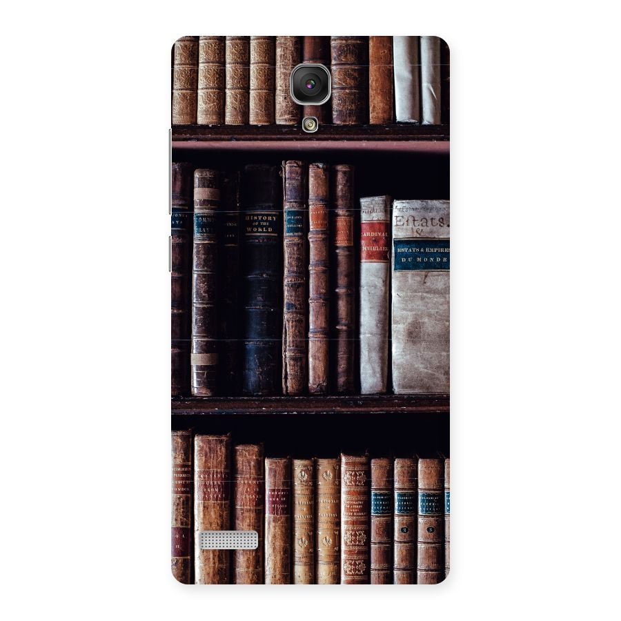 Library Love Back Case for Redmi Note Prime