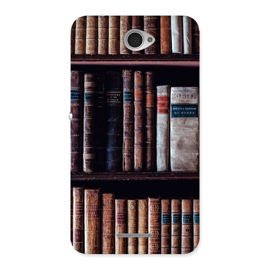 Library Love Back Case for Sony Xperia E4