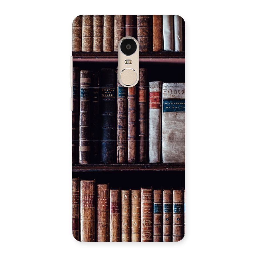 Library Love Back Case for Xiaomi Redmi Note 4