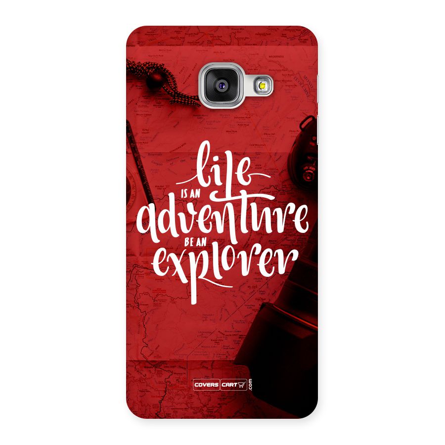 Life Adventure Explorer Back Case for Galaxy A3 2016