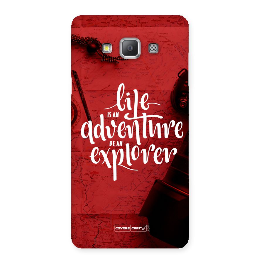 Life Adventure Explorer Back Case for Galaxy A7