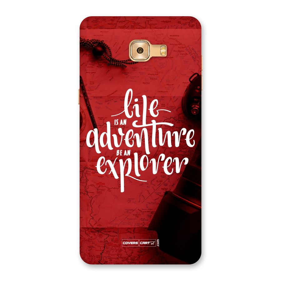 Life Adventure Explorer Back Case for Galaxy C9 Pro