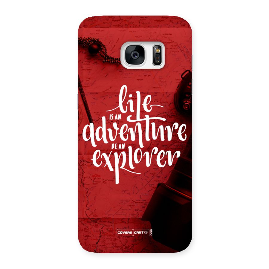 Life Adventure Explorer Back Case for Galaxy S7 Edge