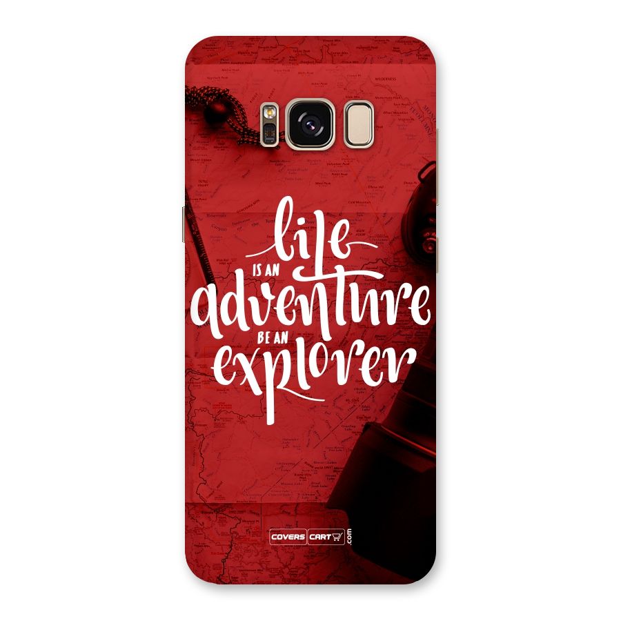 Life Adventure Explorer Back Case for Galaxy S8