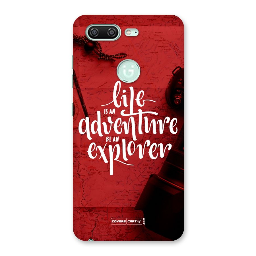 Life Adventure Explorer Back Case for Gionee S10