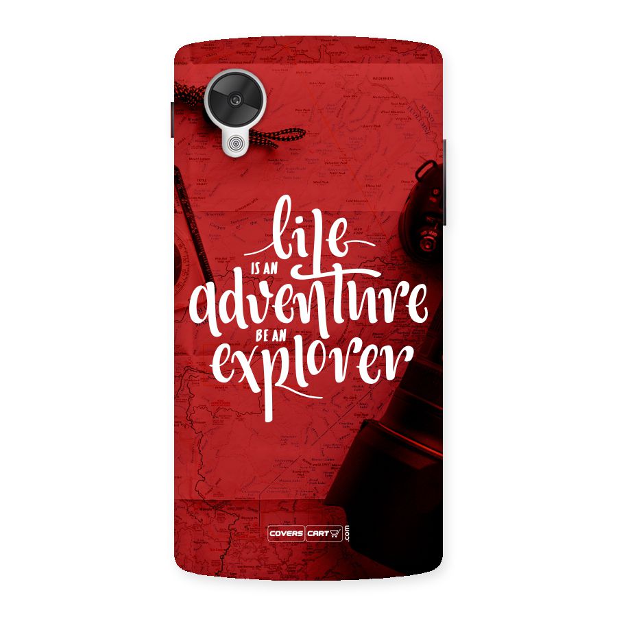 Life Adventure Explorer Back Case for Google Nexsus 5