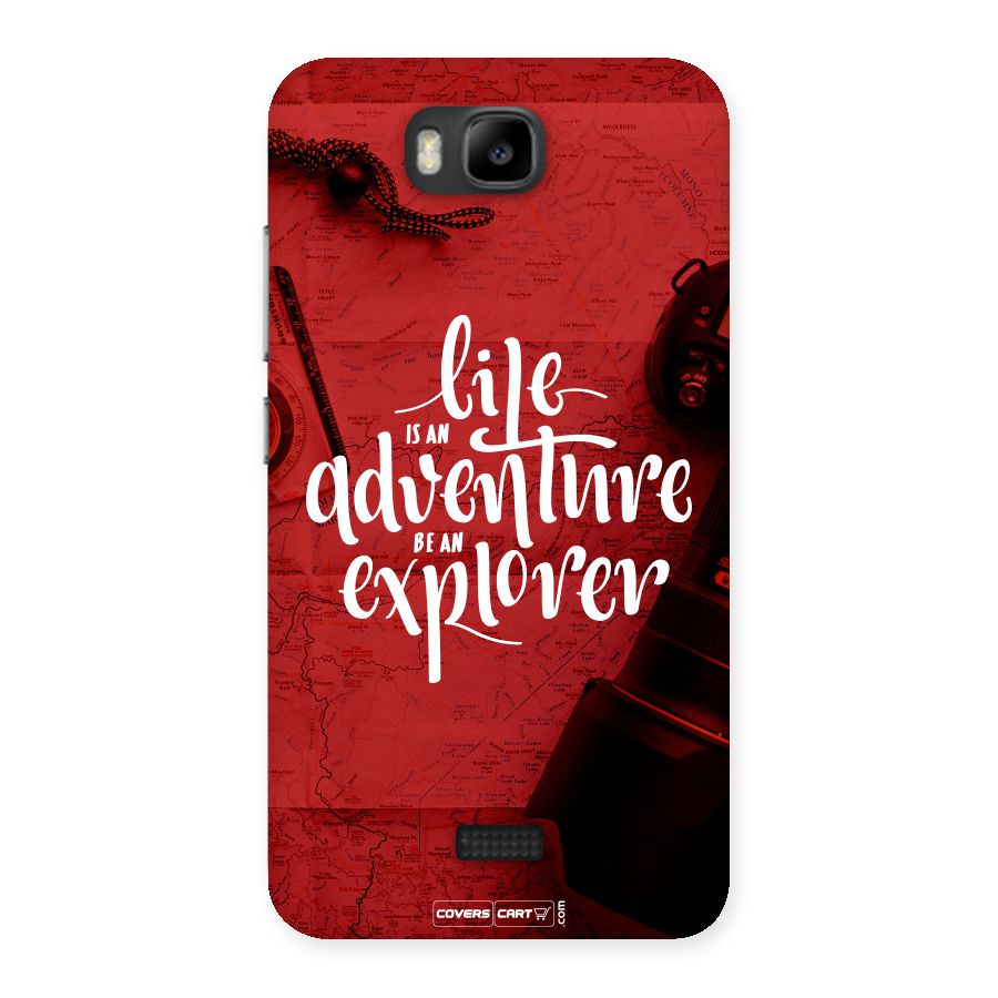 Life Adventure Explorer Back Case for Honor Bee