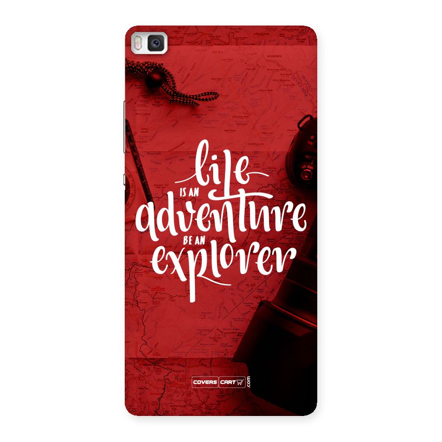 Life Adventure Explorer Back Case for Huawei P8