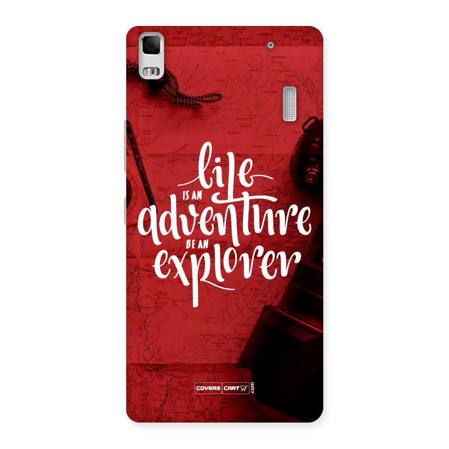 Life Adventure Explorer Back Case for Lenovo A7000