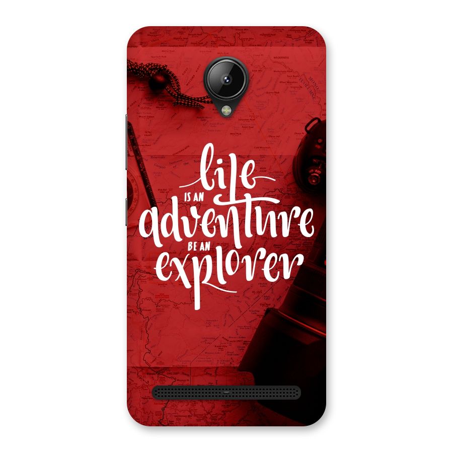 Life Adventure Explorer Back Case for Lenovo C2