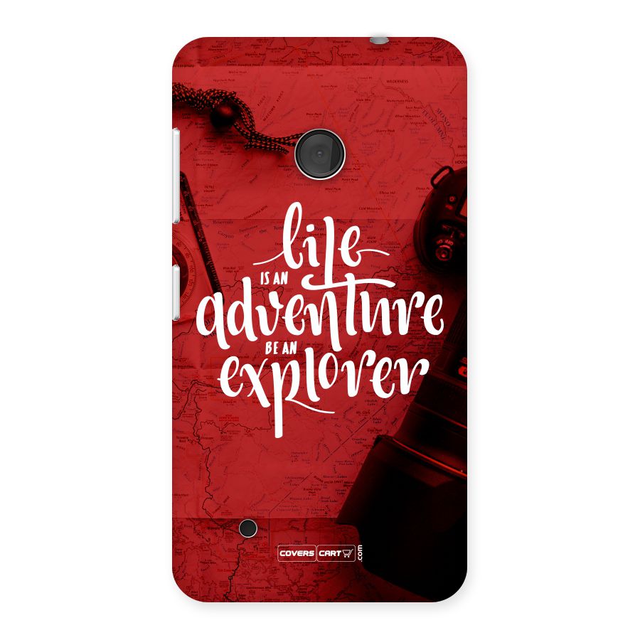 Life Adventure Explorer Back Case for Lumia 530